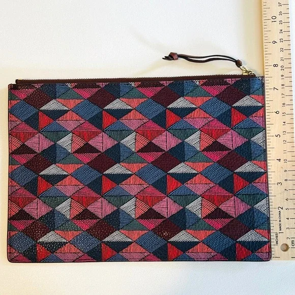 Fossil Geometric Multicolor Clutch - Picture 4 of 9